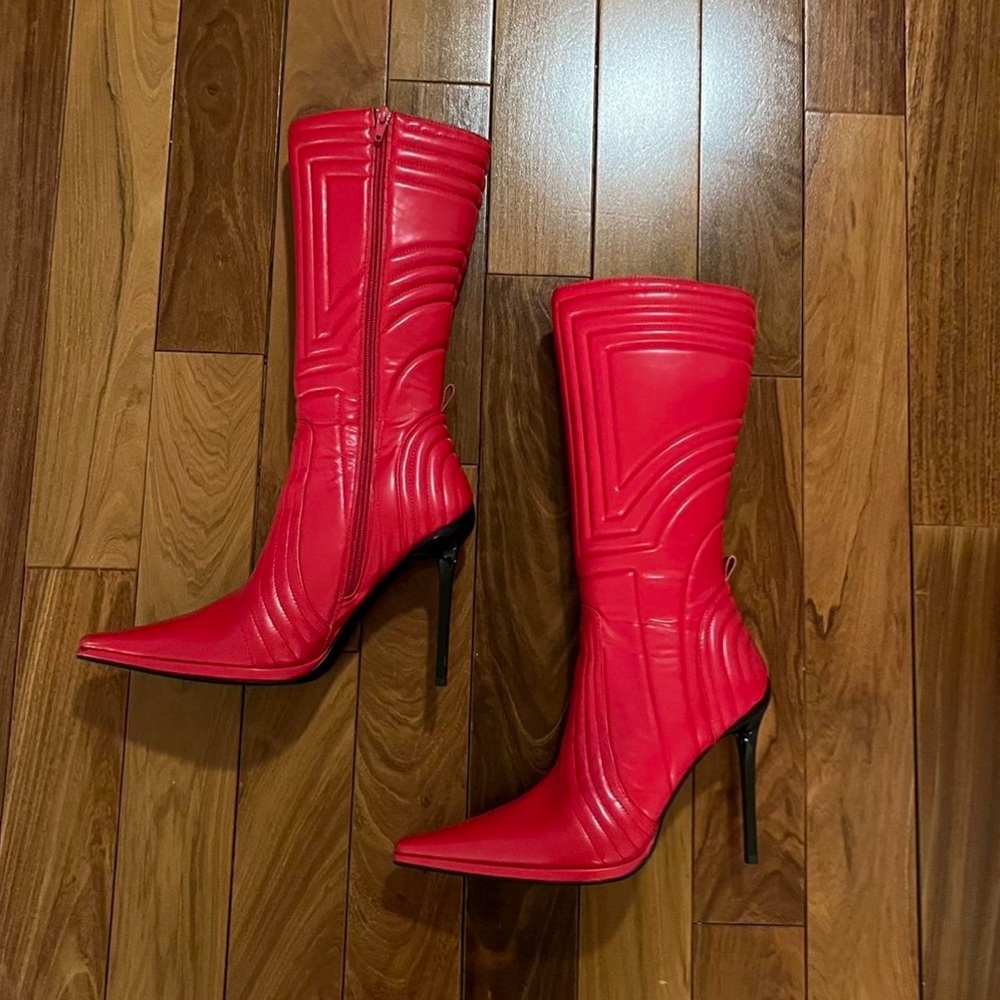 Jeffrey Campbell selena heeled boots
